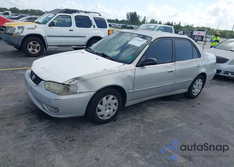 2001 Toyota Corolla S from USA, damaged, VIN 1NXBR12E31Z438143